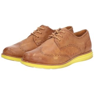 コールハーン(Cole Haan)の古着 コールハーン COLEHAAN ウイングチップシューズ 9 レディース26.0cm /saa006892(ローファー/革靴)