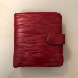 ルイヴィトン(LOUIS VUITTON)のルイ・ヴィトン二つ折り財布　ポルト・ビエ・コンパクトエピRED(財布)