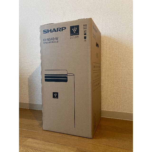 新品＆未開封】SHARP 加湿空気清浄機 KI-NS40-W - 空気清浄器