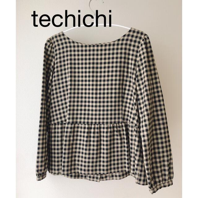 Techichi(テチチ)のチェック柄カットソー レディースのトップス(カットソー(長袖/七分))の商品写真