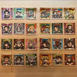 鬼滅の刃マンシール第1弾 フルコンプ24枚24種(カード)