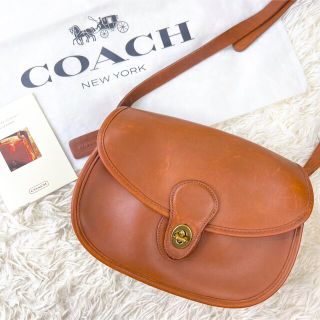 コーチ(COACH)のオールドコーチ ショルダーバッグ デボンバッグ ターンロック グラブタンレザー(ショルダーバッグ)