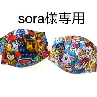 子供用マスク　ハンドメイド　sora様専用(外出用品)