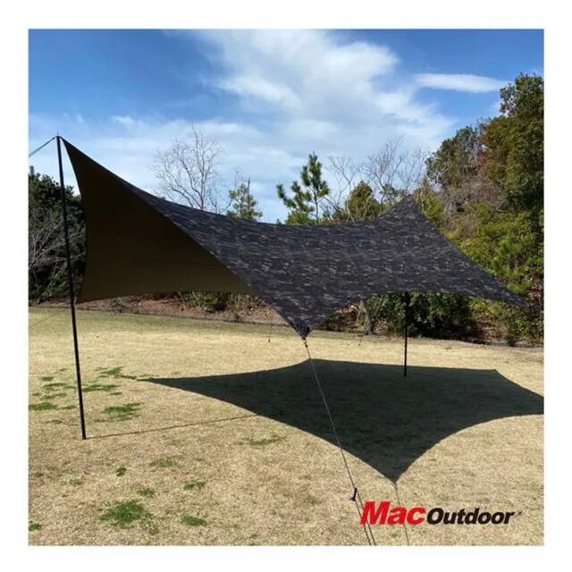 HILLEBERG(ヒルバーグ)のMacOutdoor MacOne マックワン タープ ブラックマルチカム M スポーツ/アウトドアのアウトドア(テント/タープ)の商品写真