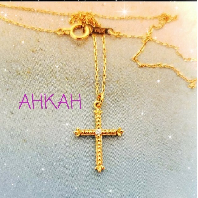 安い購入 AHKAH - AHKAH クレオクロス ダイヤモンドネックレス ネックレス