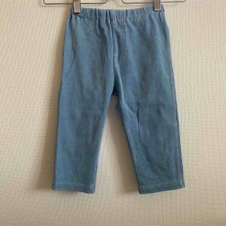 エフオーキッズ(F.O.KIDS)のアプレレクール　デニムパンツ 7分丈 110 美品(パンツ/スパッツ)