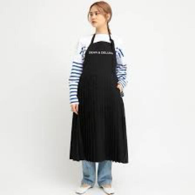 beamsコラボ DEAN &DELUCA プリーツエプロン ブラック-mwasaving.com