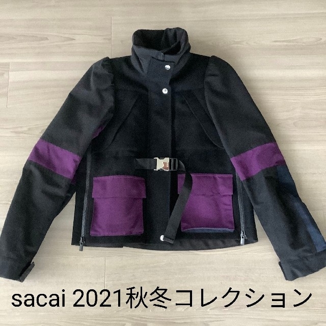 sacai サカイ ブルゾン 黒系 サイズ2-