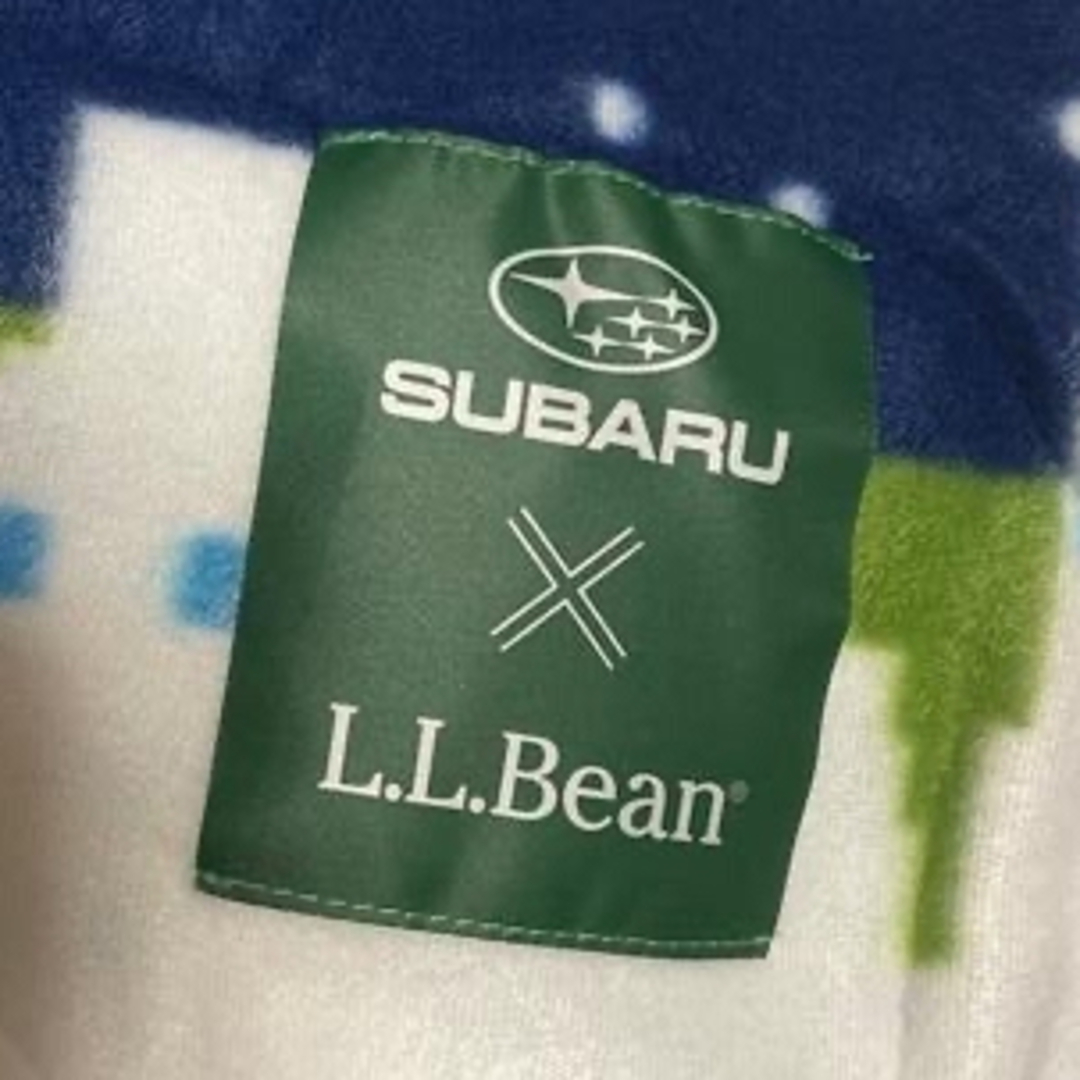 L.L.Bean(エルエルビーン)のSUBARU✖️LLbean オリジナルブランケット　未使用　送料無料　18 エンタメ/ホビーのコレクション(ノベルティグッズ)の商品写真