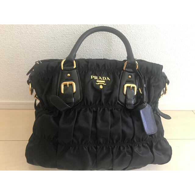 在庫処分】 PRADA - PRADA プラダ PRADA 2WAY バッグ 黒 ハンドバッグ