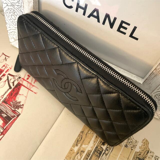 CHANEL シャネル ラウンドファスナー長財布