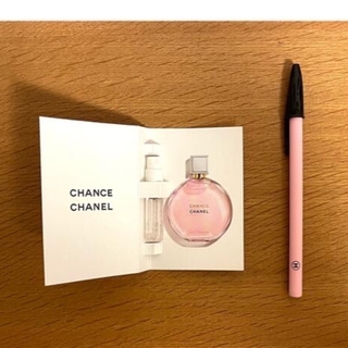 シャネル(CHANEL)のシャネル 非売品ボールペン＆チャンス オー パルファム ミニ香水(サンプル/トライアルキット)