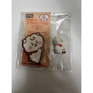 ビーティーイシビル(BT21)のbt21 RJ ラバーマグネット＋はぐこっと(キャラクターグッズ)