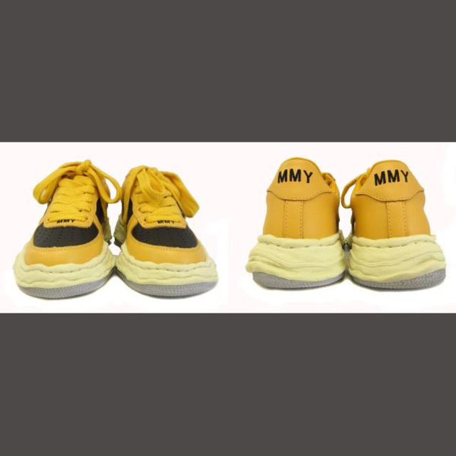 MIHARAYASUHIRO(ミハラヤスヒロ)のミハラヤスヒロ 22AW WAYNE LOW スニーカー 41 イエロー メンズの靴/シューズ(スニーカー)の商品写真