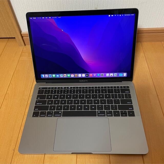 256GBカラーMacBook Pro 2017 13 8G 256G US バッテリ交換済み