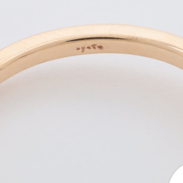 agete(アガット)のagete ゴールド　トパーズリング　９号　10k レディースのアクセサリー(リング(指輪))の商品写真