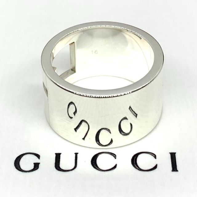 Gucci(グッチ)のGUCCI グッチ　刻印 16号　日本サイズ 15.5号　G リング レディースのアクセサリー(リング(指輪))の商品写真