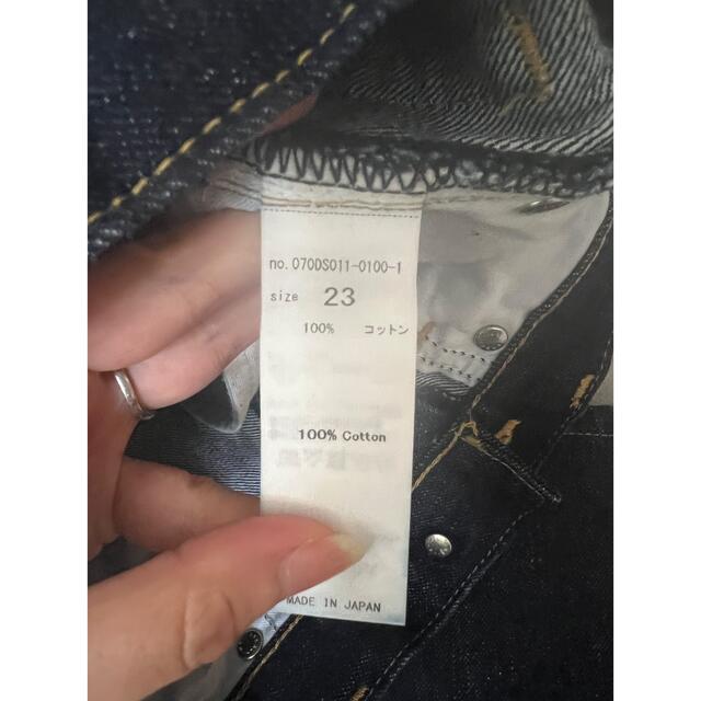 BLACK by moussy(ブラックバイマウジー)のブラックバイマウジー　JAVA one wash denim レディースのパンツ(デニム/ジーンズ)の商品写真