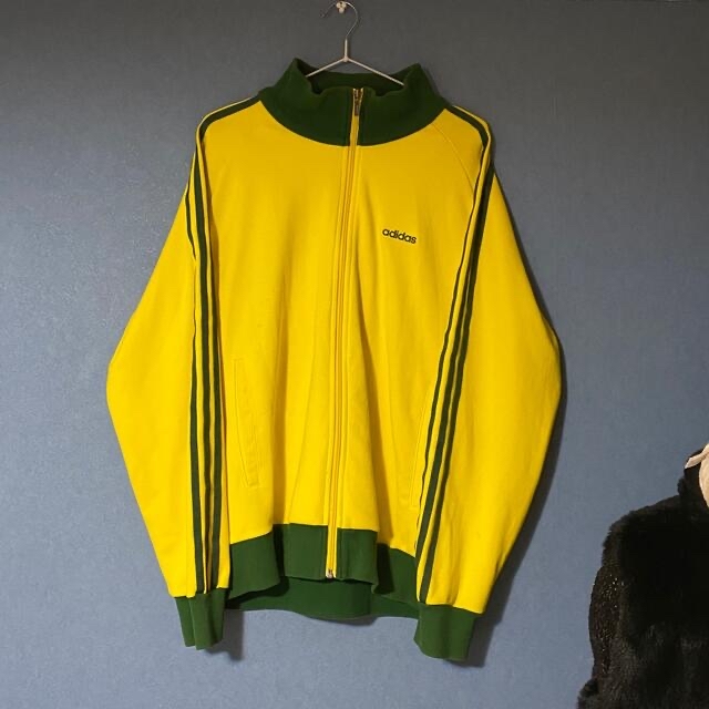 00s yellow adidas track jacket