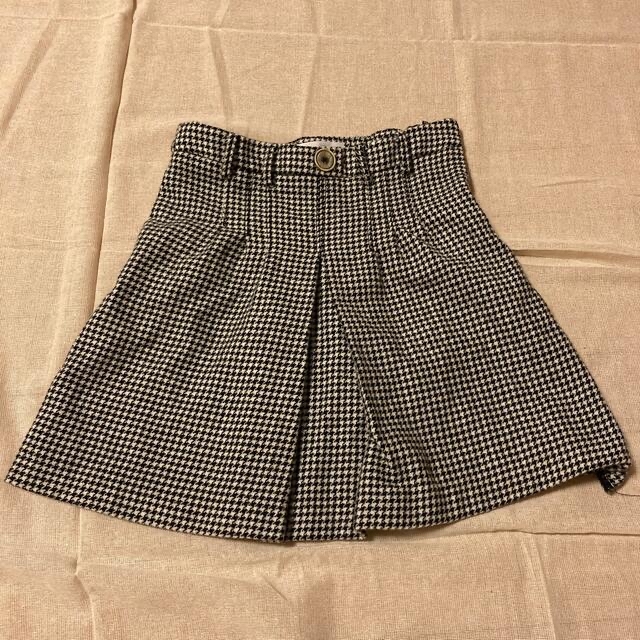 ZARA KIDS(ザラキッズ)の千鳥柄スカート　zara kids スカート キッズ/ベビー/マタニティのキッズ服女の子用(90cm~)(スカート)の商品写真