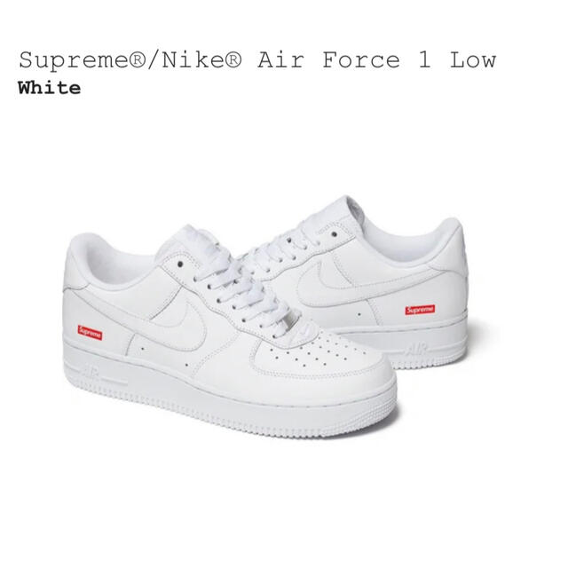 Supreme × Nike Air Force 1 Low size US10