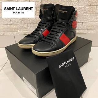 サンローラン(Saint Laurent)の美品 SAINT LAURENT サンローランパリ スニーカー 靴 41(スニーカー)