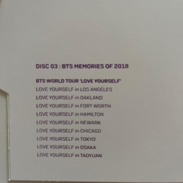 驚くべき価格 BTS MEMORIES of 2018 Blu-ray