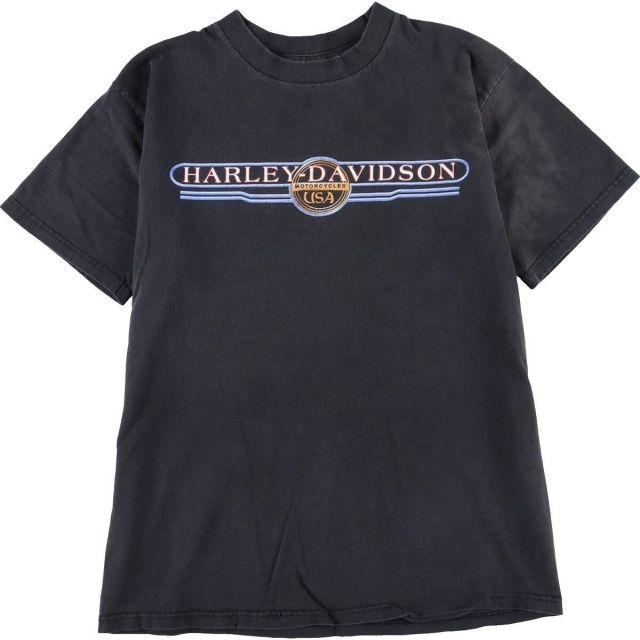 HOLOUBEK Harley-Davidson ハーレーダビッドソン モーターサイクル バイクTシャツ USA製 メンズM /eaa231360