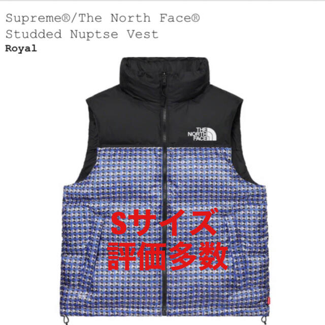 Supreme(シュプリーム)のSupreme North face studded nuptse vest メンズのジャケット/アウター(ダウンベスト)の商品写真