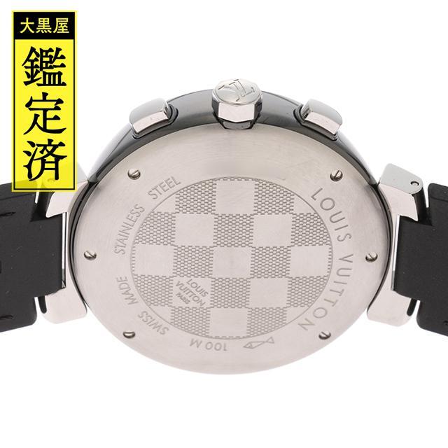 LOUIS VUITTON(ルイヴィトン)のルイヴィトン　時計　タンブール インブラック クロノ　Q112J0【200】 メンズの時計(腕時計(アナログ))の商品写真