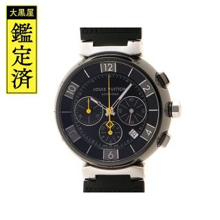 ルイヴィトン(LOUIS VUITTON)のルイヴィトン　時計　タンブール インブラック クロノ　Q112J0【200】(腕時計(アナログ))