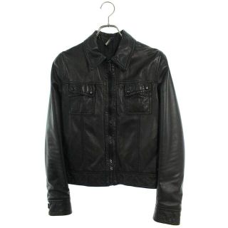 ディオールオム(DIOR HOMME)のディオール・オム 06AW 6HH5041901 クロスポケットレザージャケット メンズ 44(レザージャケット)