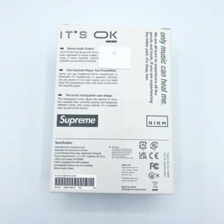Supreme - ☆新品未開封☆Supreme カセットプレーヤー Bluetooth対応の