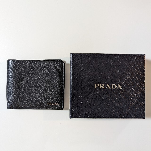 PRADA(プラダ)のPRADA プラダ 二つ折り財布 メンズのファッション小物(折り財布)の商品写真