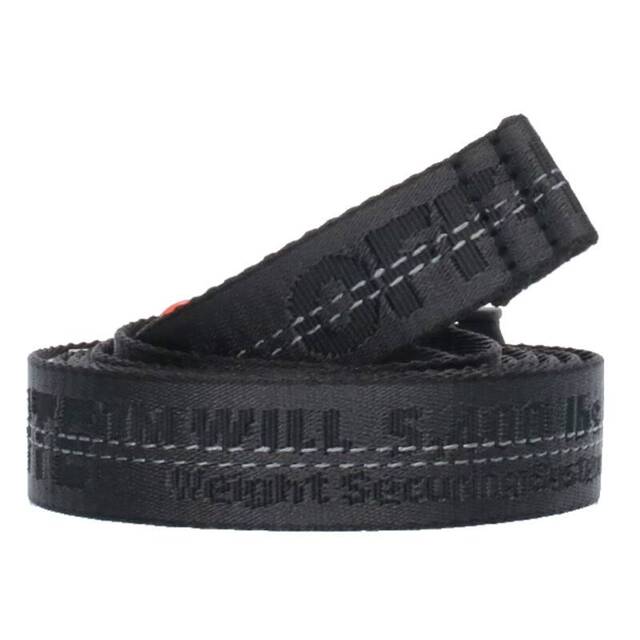 OFF-WHITE(オフホワイト)のオフホワイト MINI INDUSTRIAL BELT ミニインダストリアルロゴベルト メンズ ONE SIZE メンズのファッション小物(ベルト)の商品写真