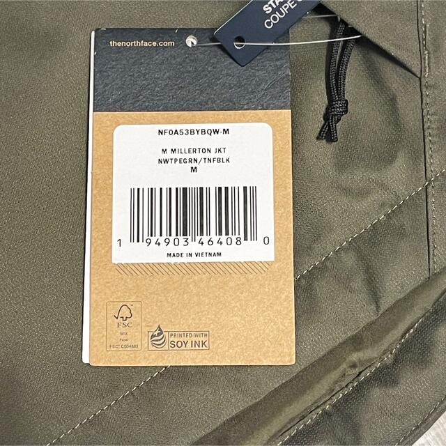 新品) ノースフェイス ドライベント ブラック×オリーブ色 Mサイズ 新品) ノースフェイス ドライベント ブラック×オリーブ色 Mサイズ