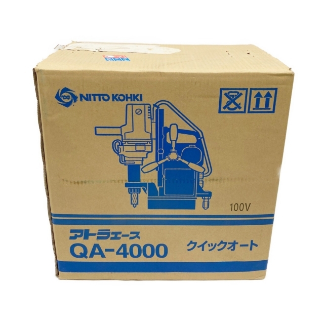 〇〇日東工器 NITTO KOHKI 携帯式磁気応用穴あけ機 磁気ボール盤  QA-4000 未開封品