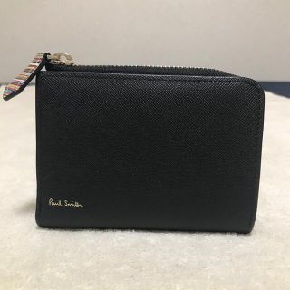 ポールスミス(Paul Smith)の美品　ジップストローグレイン 2つ折り財布(折り財布)