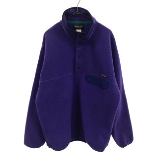 パタゴニア(patagonia)のPATAGONIA パタゴニア 25450FA13 スナップT シンチラフリースプルオーバー パープル ジャケット(フライトジャケット)