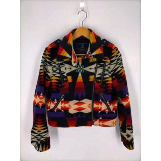 ペンドルトン(PENDLETON)のPENDLETON(ペンドルトン) USA製 ネイティブ柄ライダースジャケット(ライダースジャケット)