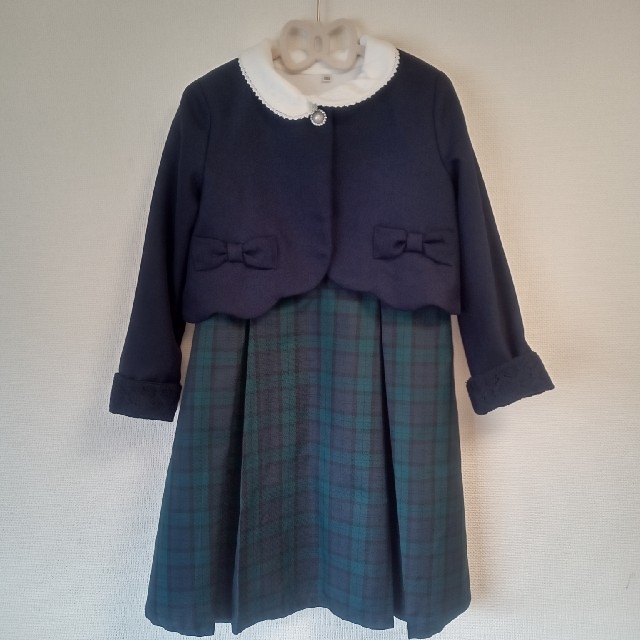 anyFAM(エニィファム)のセレモニー３点セット　130 キッズ/ベビー/マタニティのキッズ服女の子用(90cm~)(ドレス/フォーマル)の商品写真