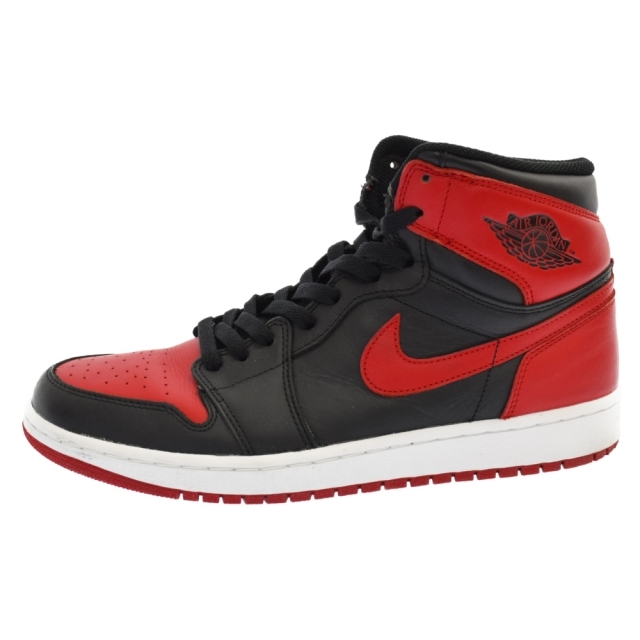 NIKE ナイキ AIR JORDAN 1 RETRO HIGH OG BRED 2013年 エアジョーダン1ブレッド ハイカットスニーカー 555088-023 ブラック/レッド