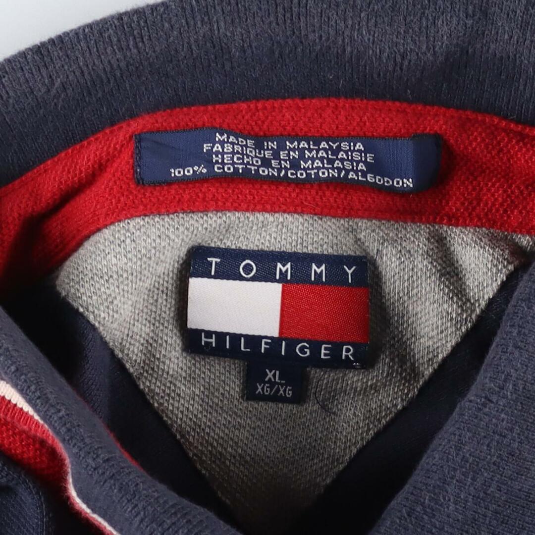 TOMMY HILFIGER(トミーヒルフィガー)の古着 トミーヒルフィガー TOMMY HILFIGER 半袖 ポロシャツ メンズL /eaa234702 メンズのトップス(ポロシャツ)の商品写真