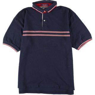 トミーヒルフィガー(TOMMY HILFIGER)の古着 トミーヒルフィガー TOMMY HILFIGER 半袖 ポロシャツ メンズL /eaa234702(ポロシャツ)