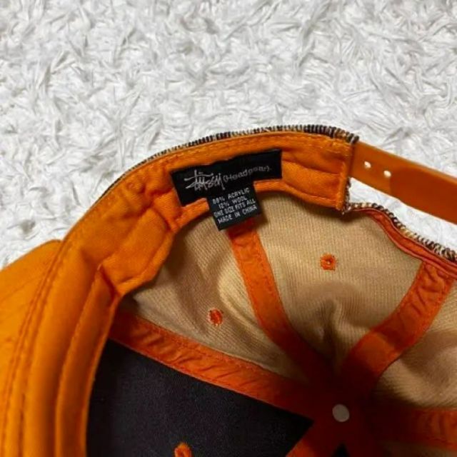 今ならほぼ即納! ◾️old stussy sロゴ コーデュロイ切替 headgear
