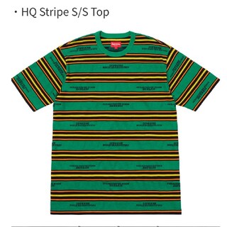 シュプリーム(Supreme)のsupreme 新品 XLサイズ 緑 FW18 HQ stripe(Tシャツ/カットソー(半袖/袖なし))