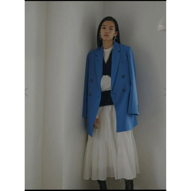 Ameri CLASSIC MINIMAL TAILORED JACKET ブルテーラードジャケット