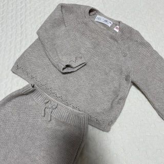 ザラキッズ(ZARA KIDS)のzara kidsのニットセットアップ(ニット/セーター)