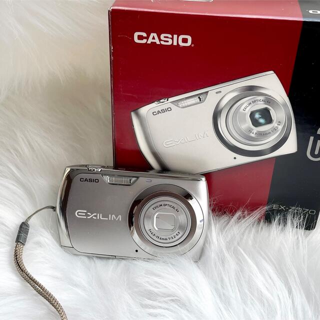 CASIO - CASIO EXILIM ZOOM EX-Z370SR 動作確認済みの通販 by ぽぷ子's shop｜カシオならラクマ