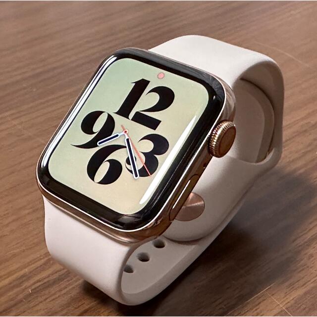 【SALE／10%OFF Apple Watch 40mm 4 Series Watch Apple ゴールドステンレス レア - その他